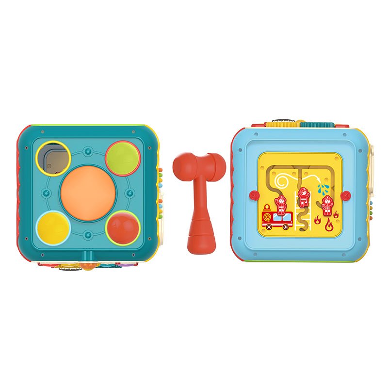 Cubo Didáctico Musical de Encaje Montessori 11 Actividades - Martina Baby & Kids